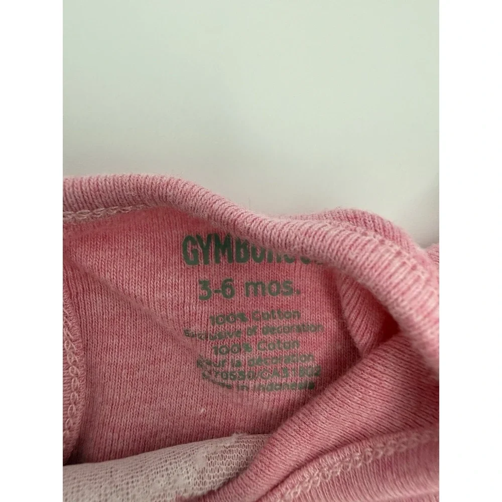 Gymboree 2011 Cozy Owl Shirt And Pants Outfit Infant 3-6 Months Red And Pink
